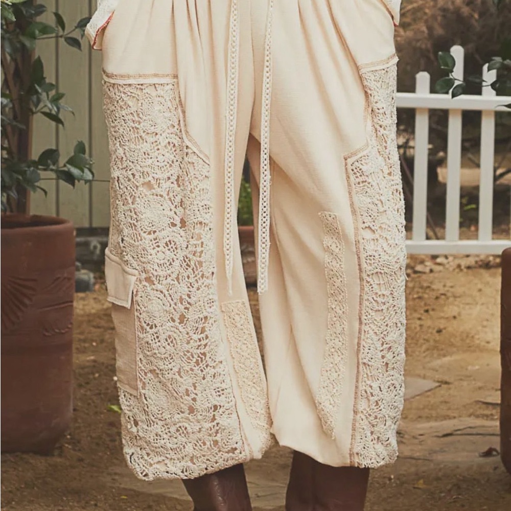 Crochet Mix Solid Pattern Thermal Knitted Bottom